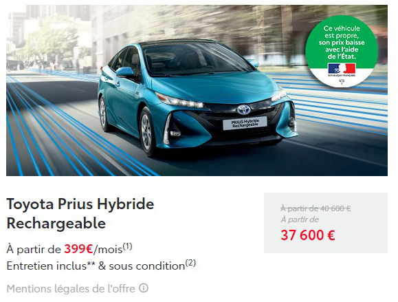 Toyota Prius Hybride rechargeable